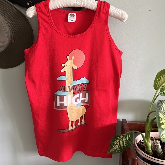 Always High Red Novelty Tank - Picture 2 of 4